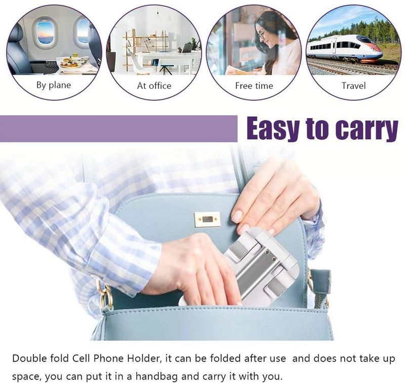 Suporte de telefone móvel de mesa para iPhone iPad Xiaomi huawei Metal Desktop Tablet Holder Mesa Celular Dobrável Estender Suporte