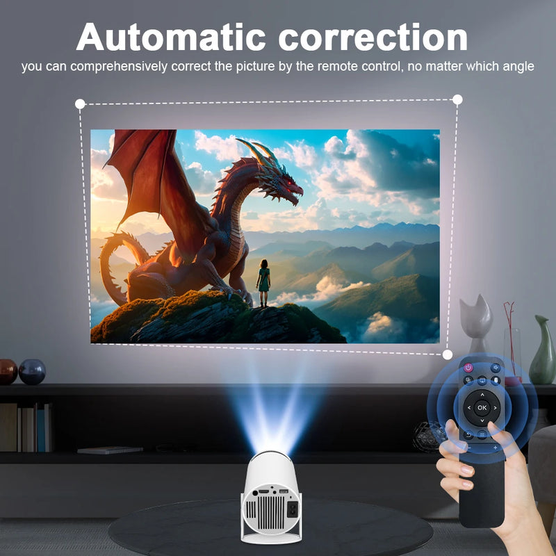 Magcubic Projetor HY300 PRO 4K Android 11 Dual Wifi6 260ANSI Allwinner H713 BT5.0 1080P 1280 * 720P Home Cinema Outdoor Projetor